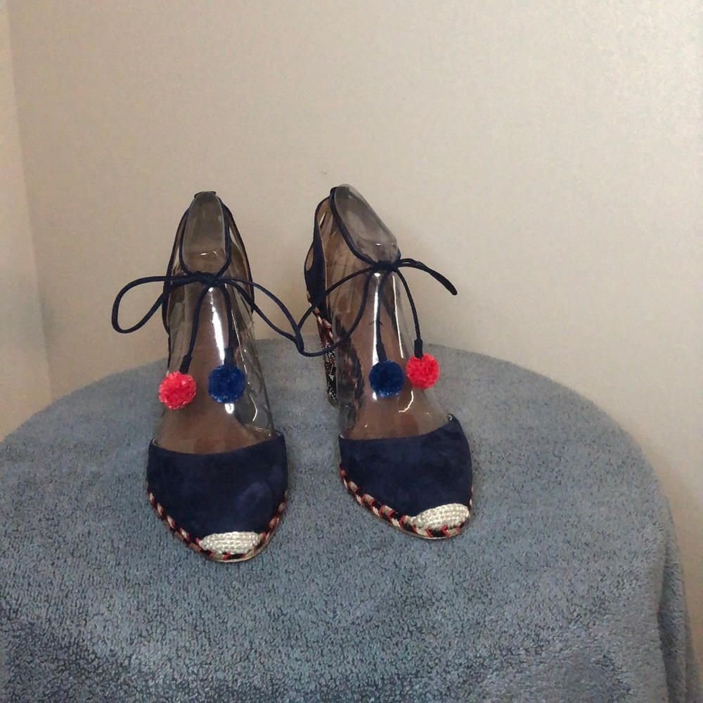 Aquazzura "Palm Beach" Suede Espadrille